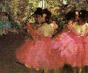 Edgar Degas Dancers in Pink_f oil painting artist